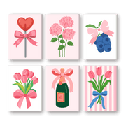 Pink Dreams Mini Paintings