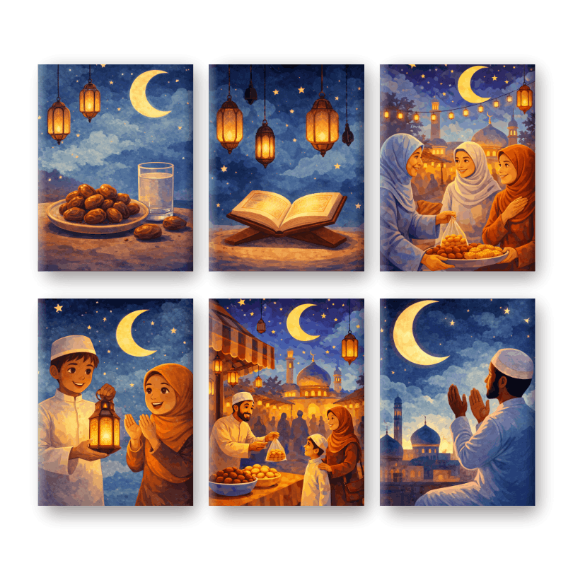 Ramadan Evenings Mini Art Set