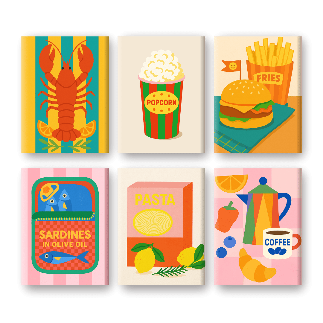 Retro Foodie Mini Collection