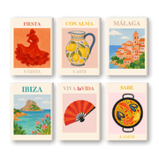 Spanish Sunshine Mini Paintings