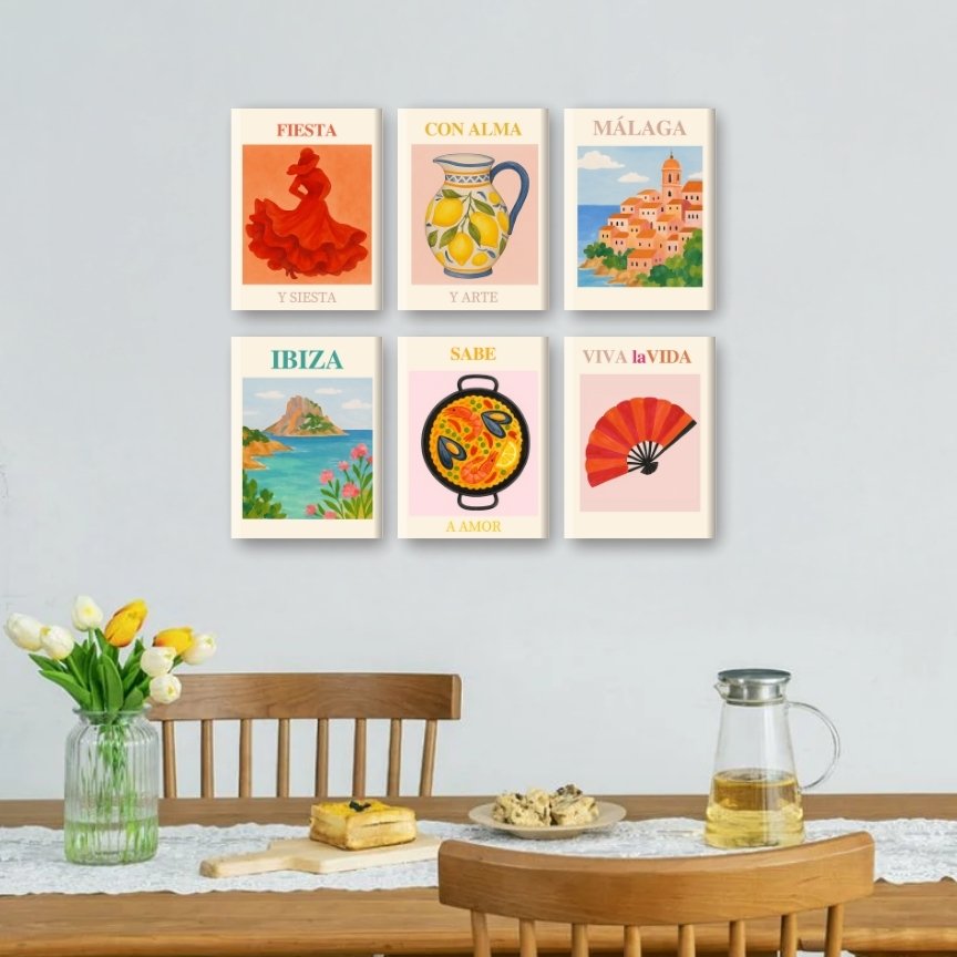 Spanish Sunshine Mini Paintings