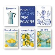 Italian Summer Vibes Mini Paintings