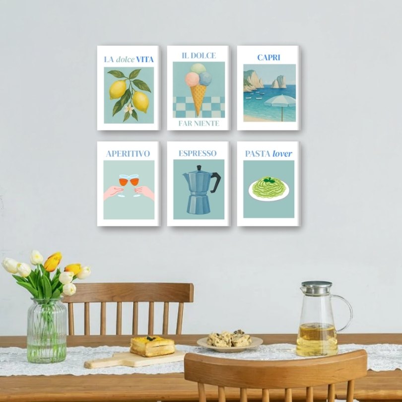 Taste of Italy: Mini Art Collection