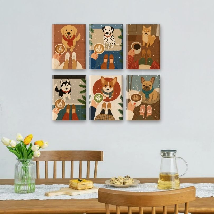 Winter Coffee & Paws Mini Set