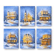 Winter Streets & Cozy Corners | Paint by Number
