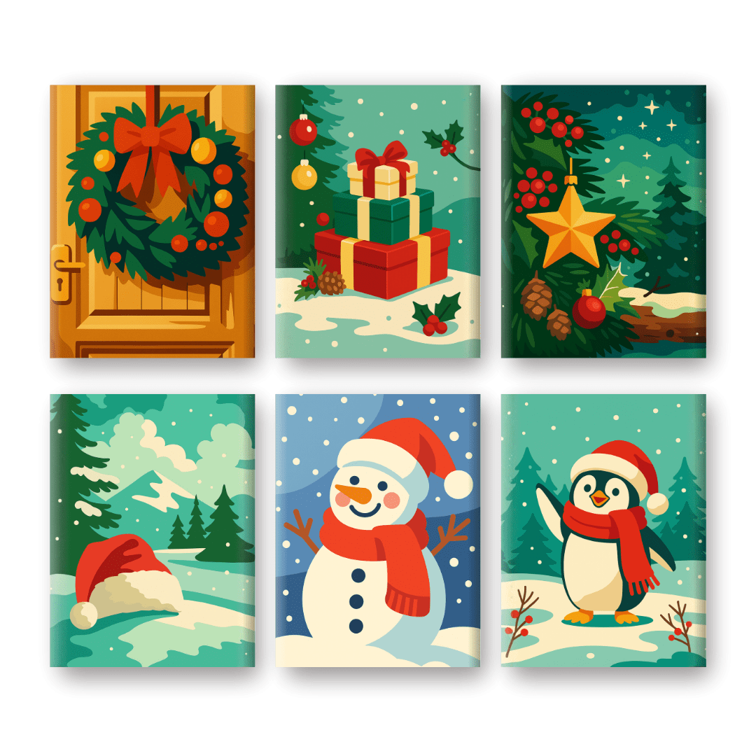 Cozy Christmas Mini Masterpieces