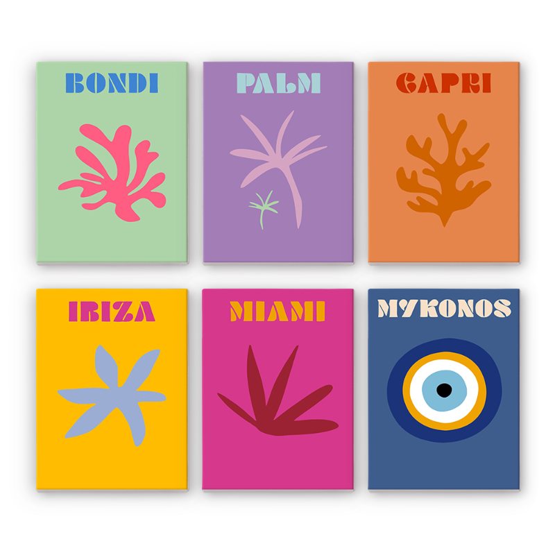 Coastal Vibes Mini Paintings Set