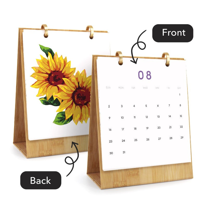Flowers & Nature Desk Calendar 2026