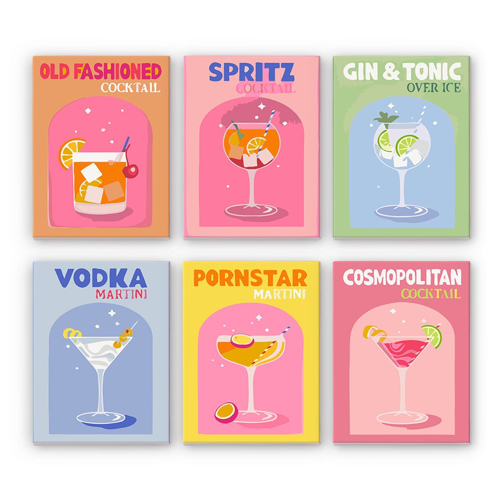 Bright Cocktail Party Set