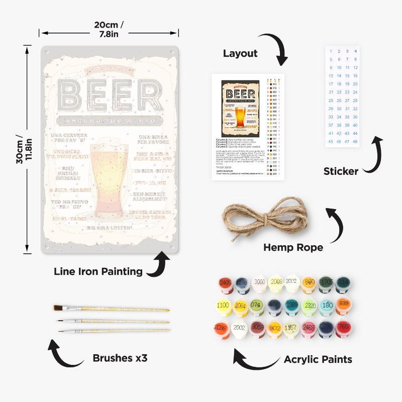 Worldly Beer Celebration Poster