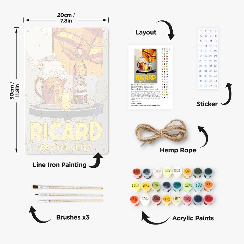 Elegant Ricard Aperitif Scene