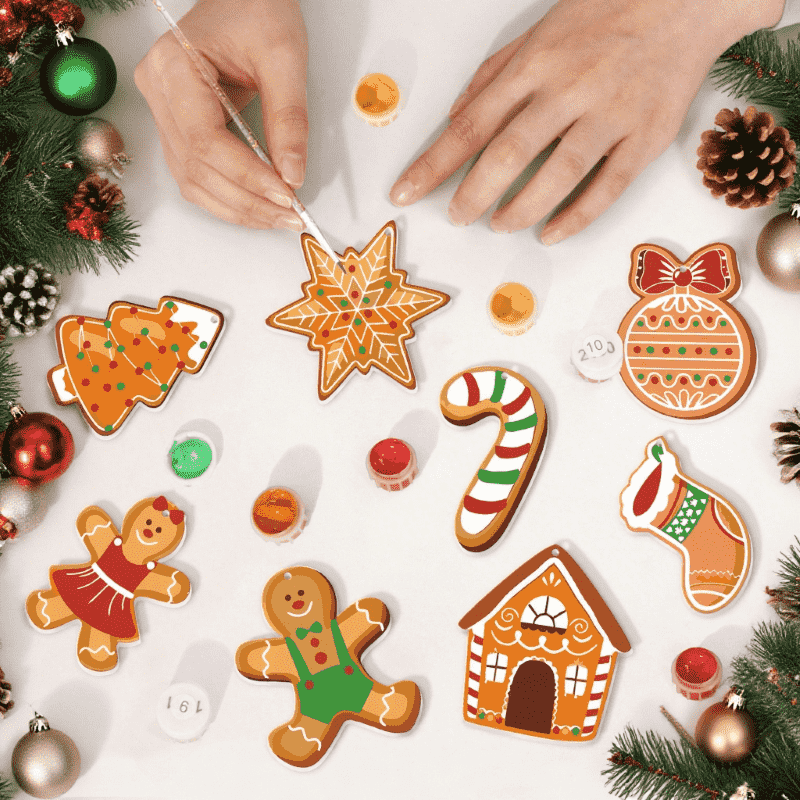 Sweet Gingerbread Ornaments | Christmas Set