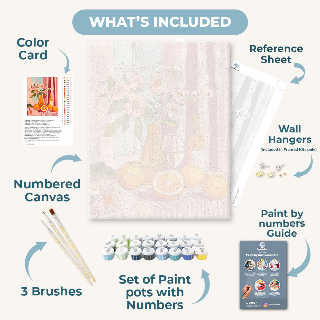Citrus & Blossom Wine Scene