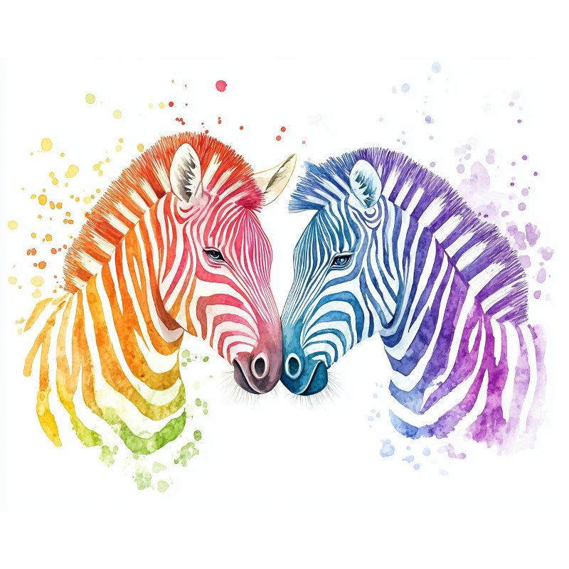 Zebra Duo Fantasy
