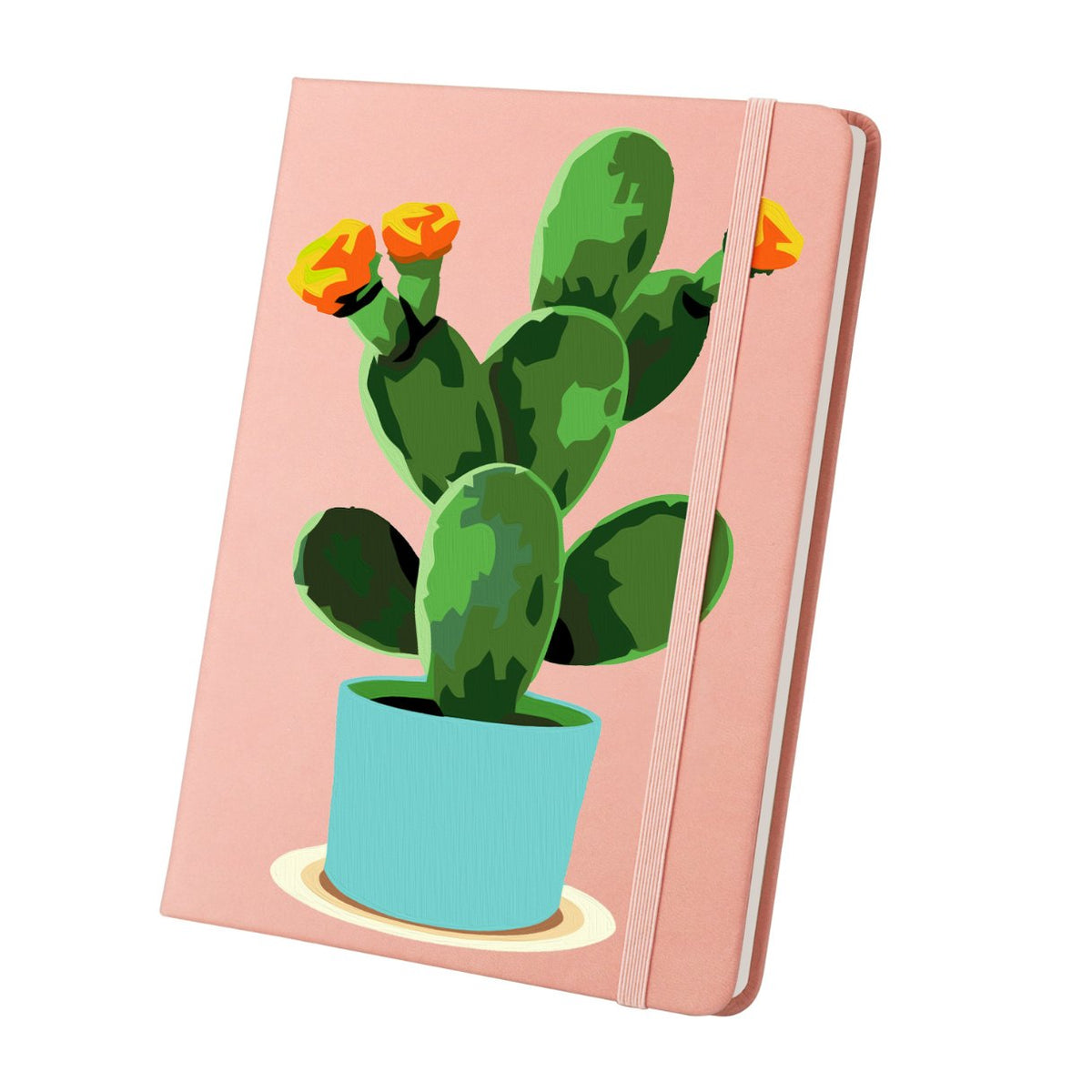 Cactus Bliss: Paint by Numbers Notebook
