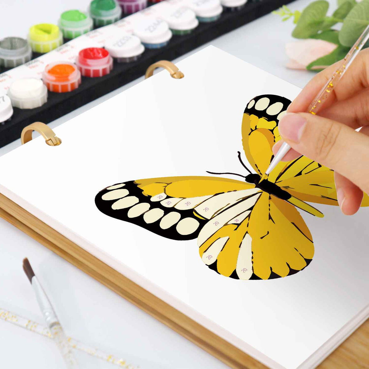 Butterfly Whimsy Desk Calendar 2026