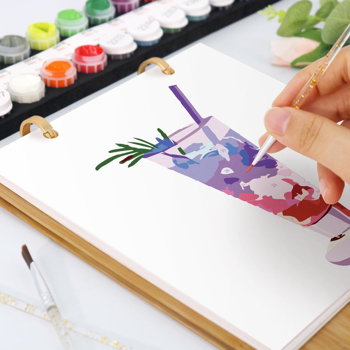 Colorful Cocktail Scenes Calendar 2026