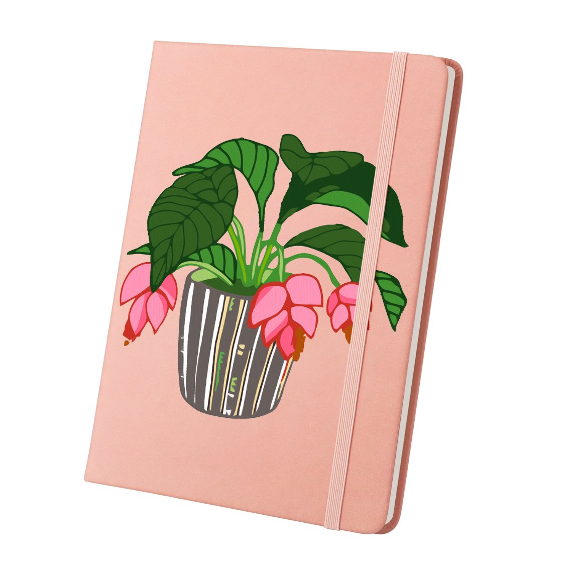 Houseplant Harmony: Paintable Notebook