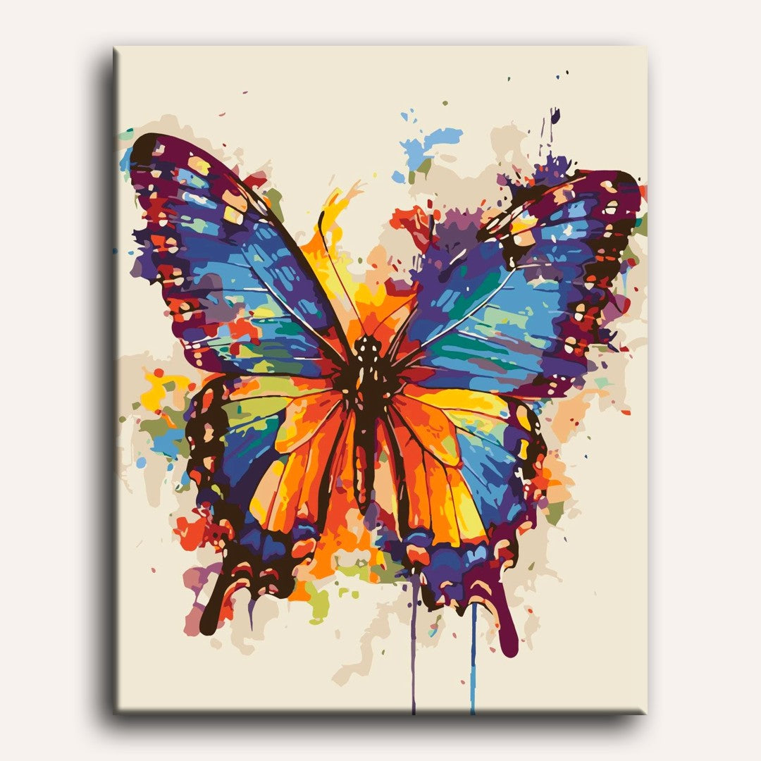 Colorful Butterfly Splash