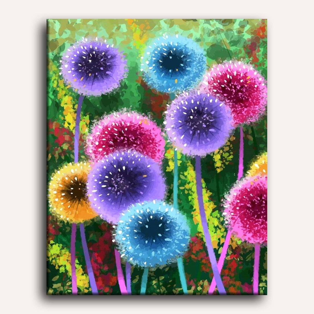 Dandelion Whimsy | Paint by Numbers