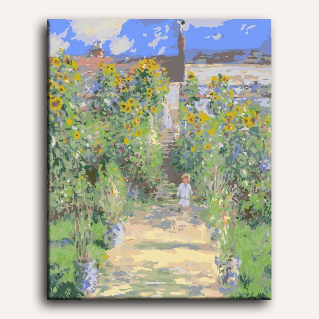Vetheuil Garden | Paint by Numbers