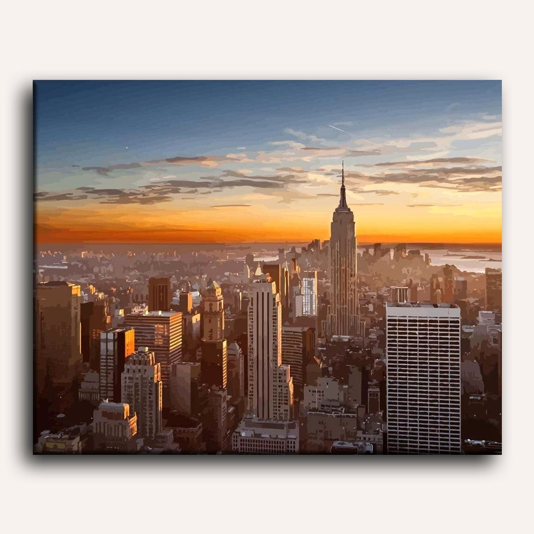 City Sunset | Paint by Numbers