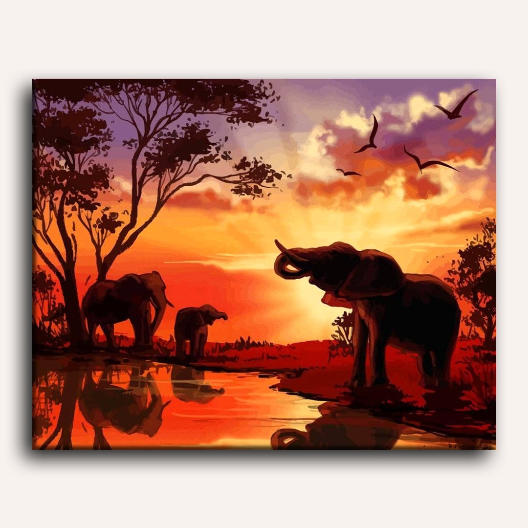 Majestic African Elephants