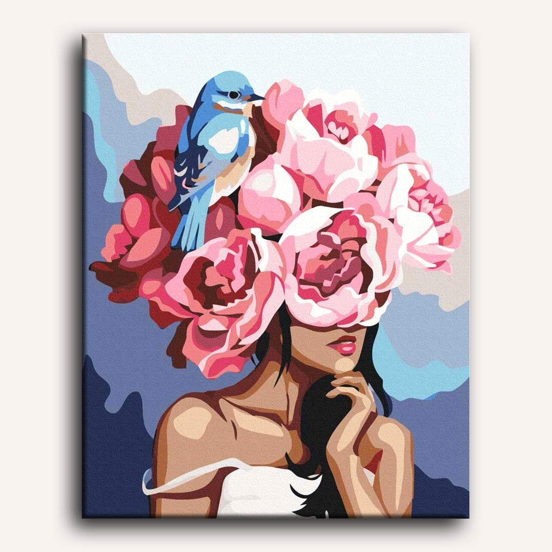 Girl with Floral Crown