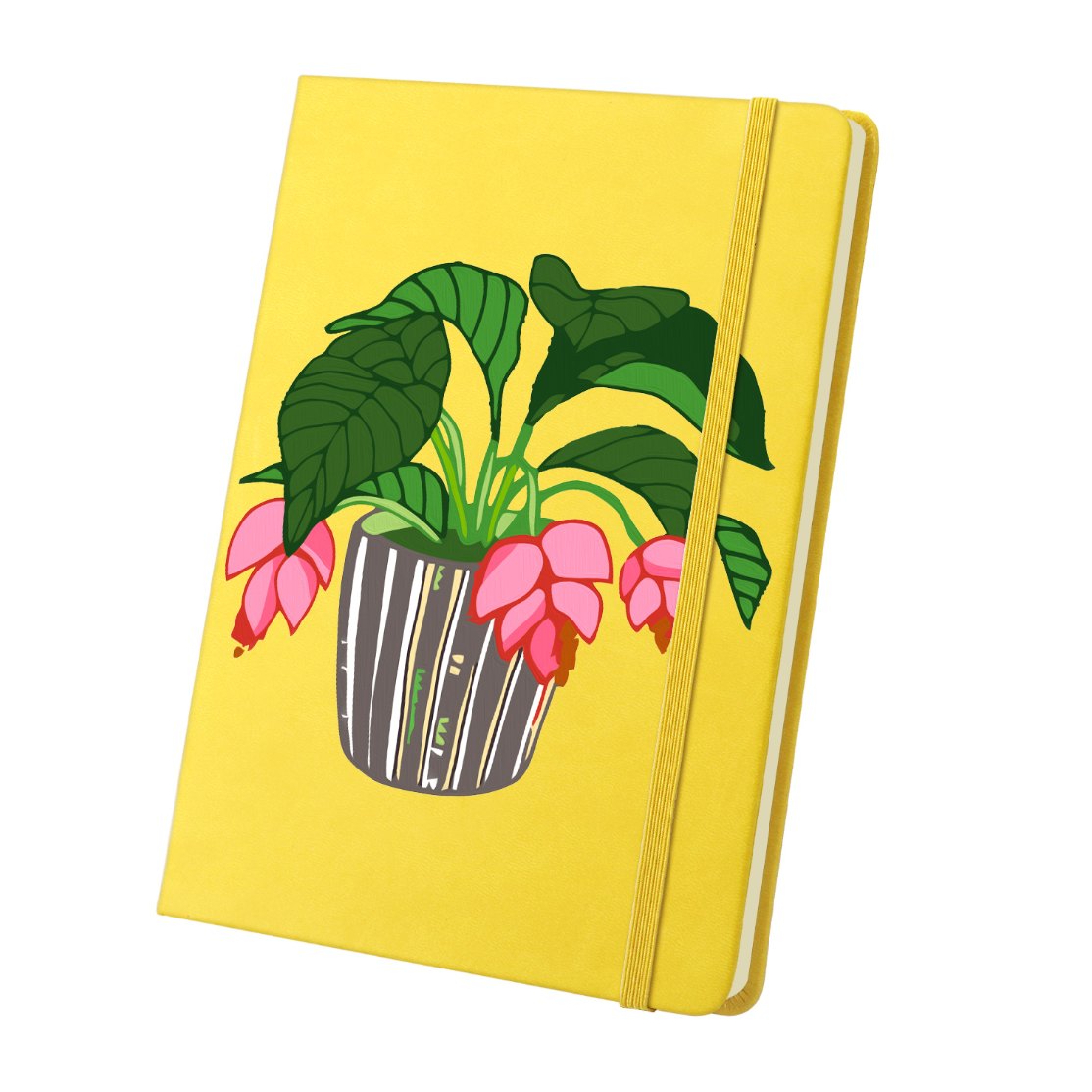 Houseplant Harmony: Paintable Notebook
