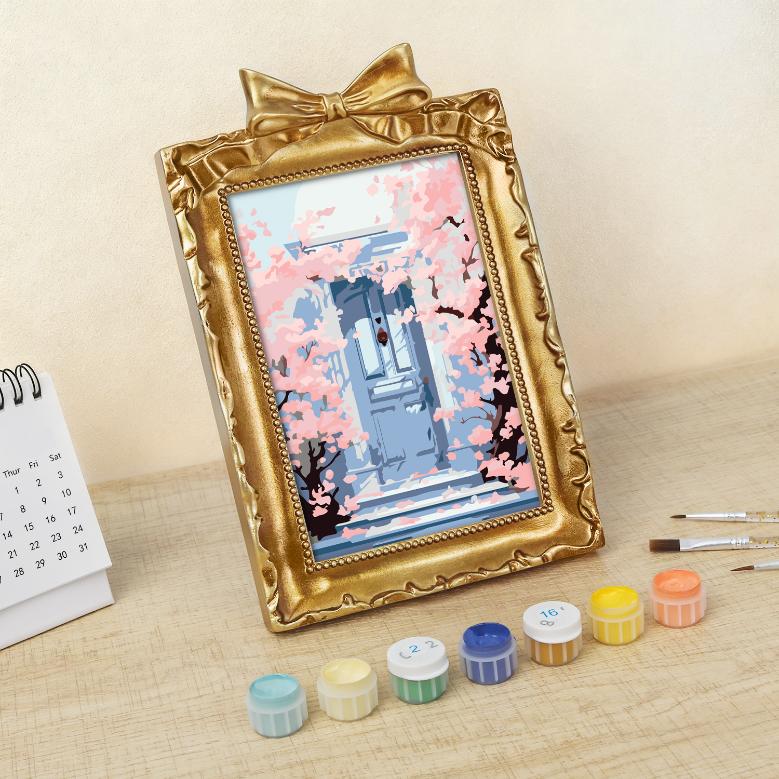 Cherry Blossom Charm: Doorway Delight
