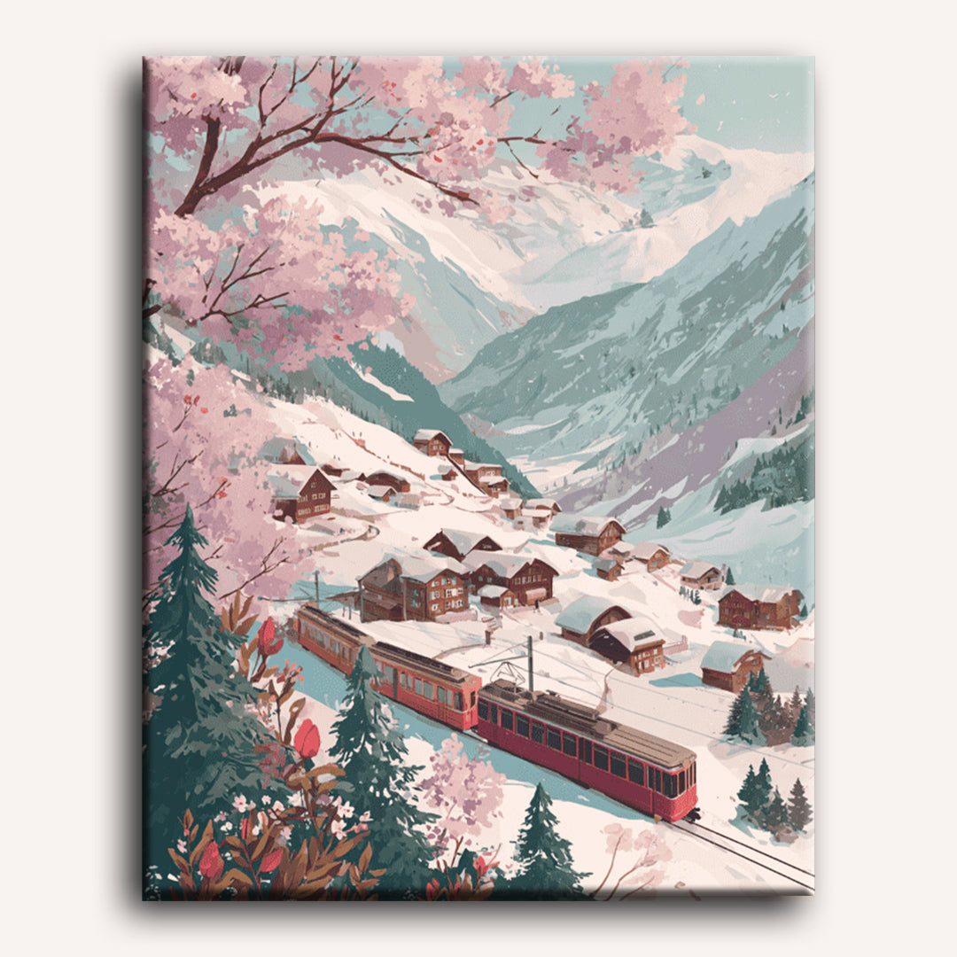 Alpine Journey Scene