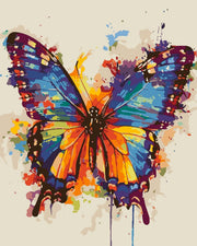 Colorful Butterfly Splash