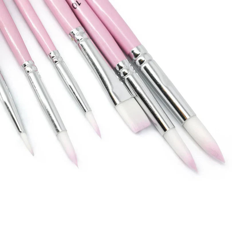 Rose Quartz Pink Brush Set