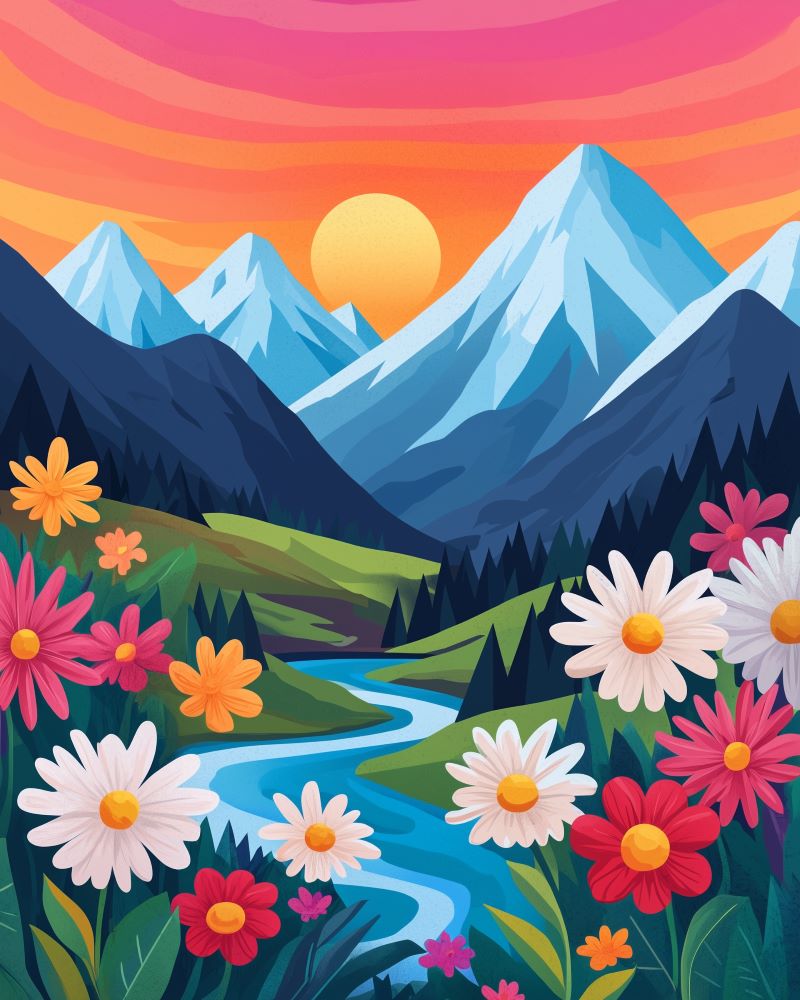 Colorful Horizon Escape