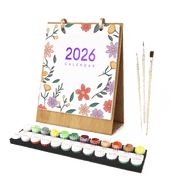 Flowers & Nature Desk Calendar 2026