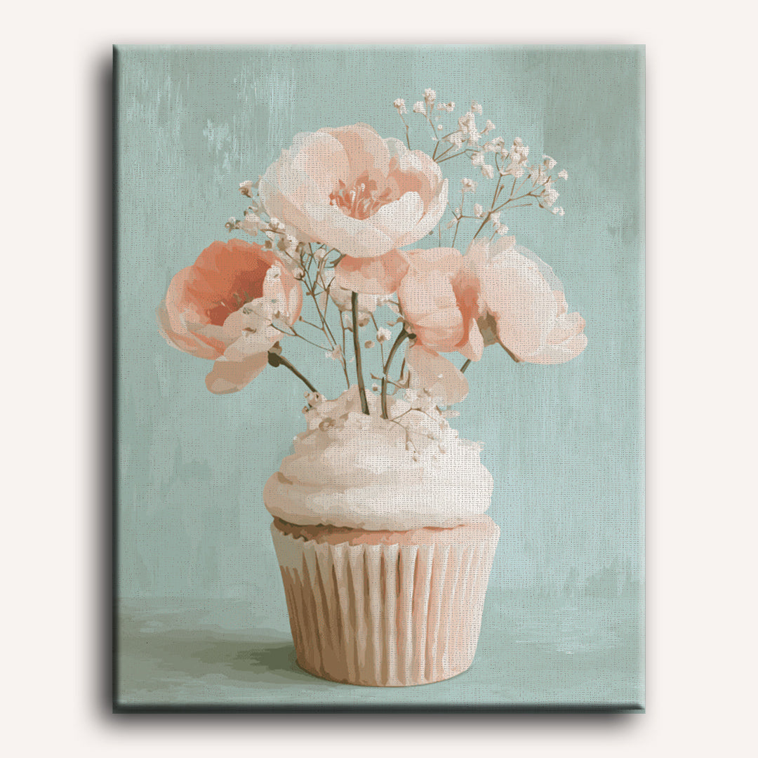 Sweet Floral Cupcake
