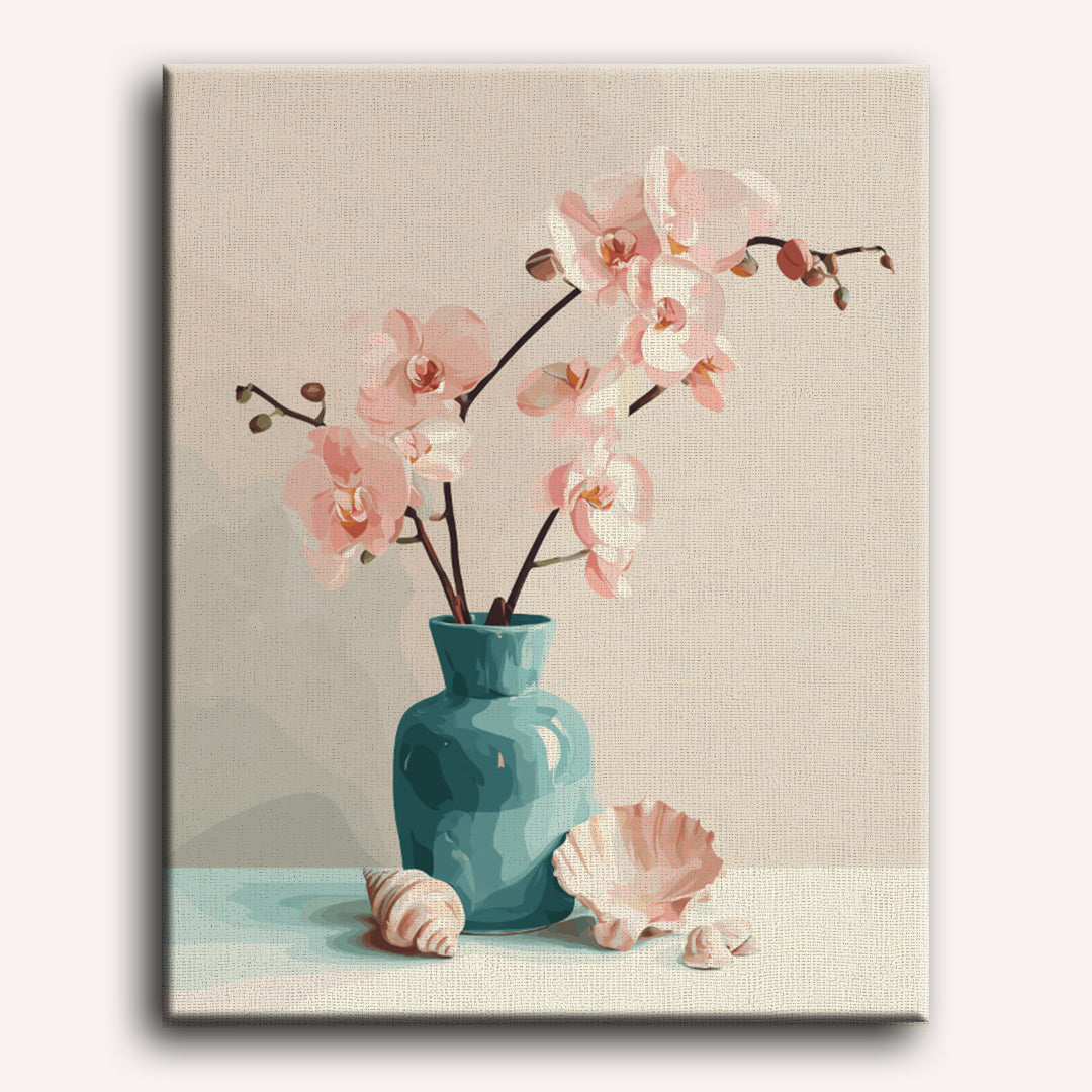 Graceful Floral Vignette