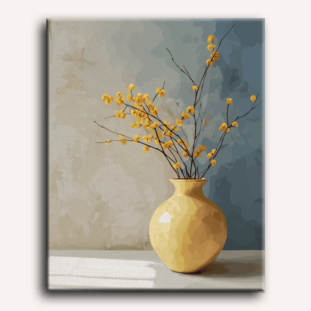 Elegant Golden Bloom