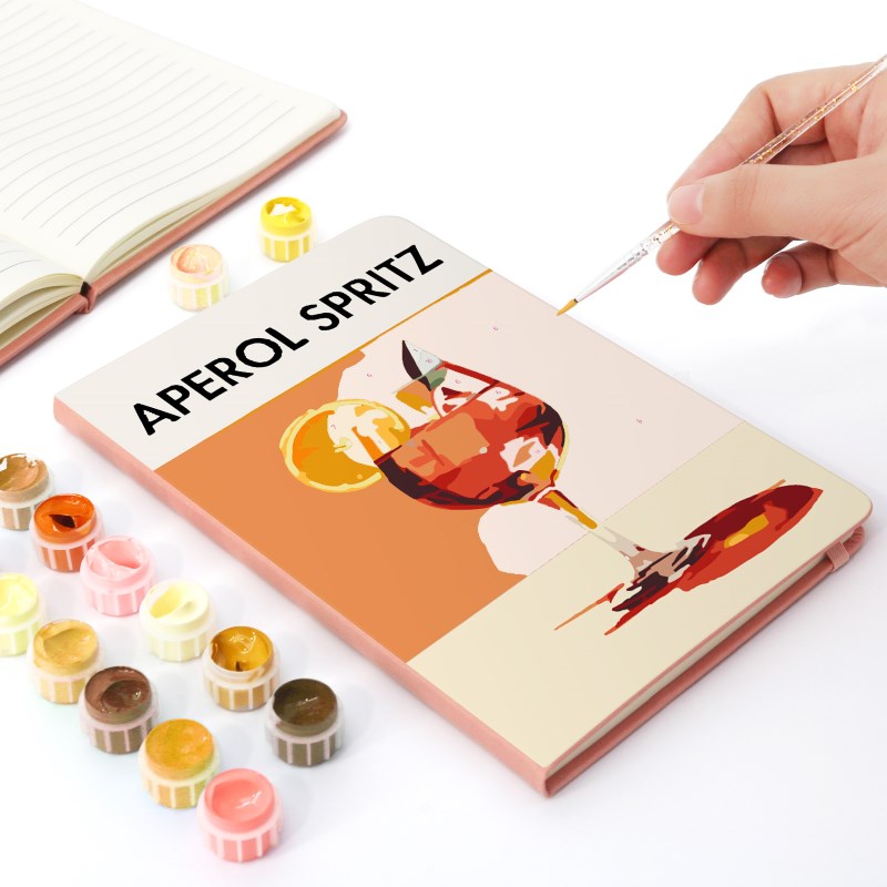 Sip & Sketch: Drink-Themed Notebook