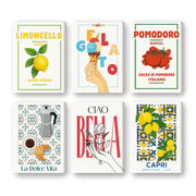 Italian Flavors Mini Art Set