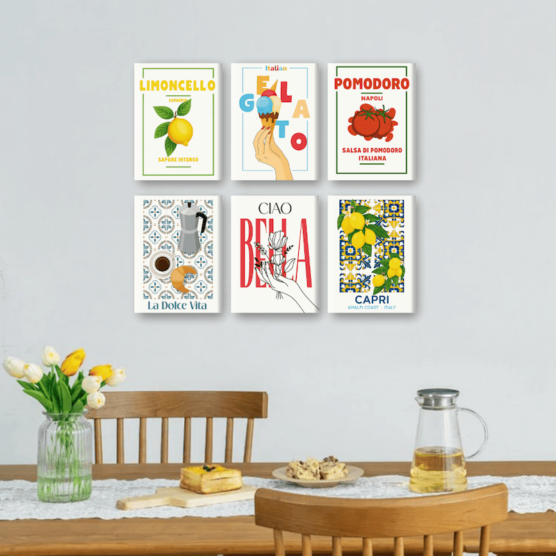 Italian Flavors Mini Art Set