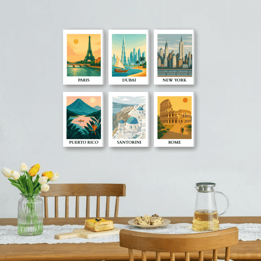 Global Travel Mini Art Set