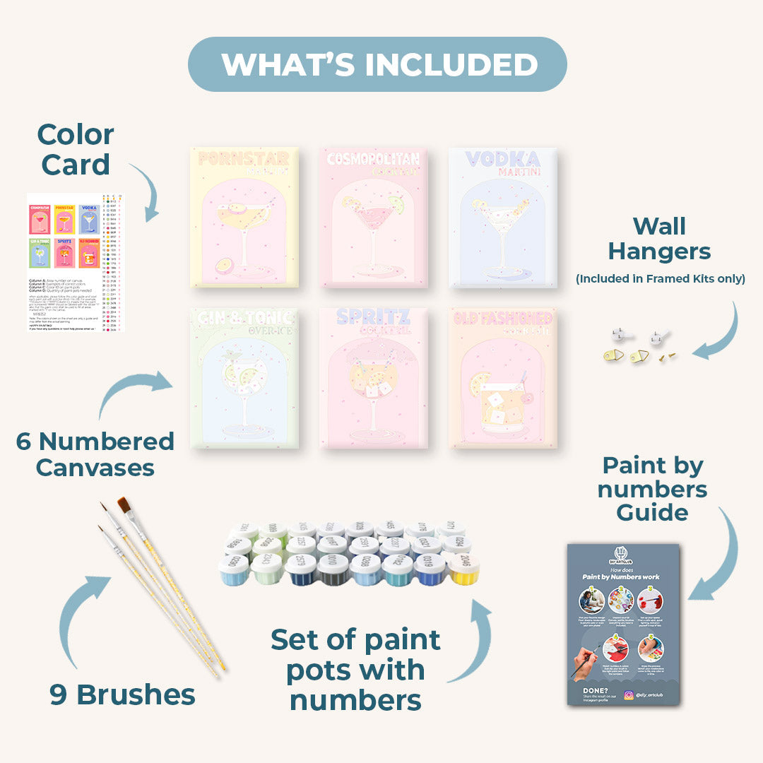 Bright Cocktail Party Set