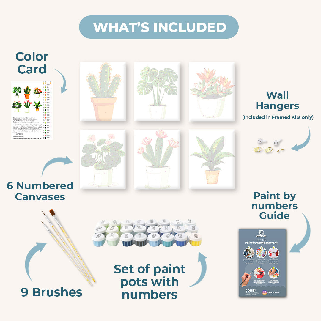 Lush Greenery Mini Paintings
