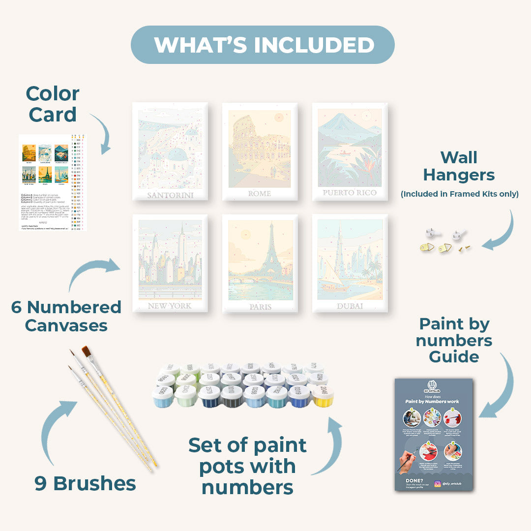 Global Travel Mini Art Set