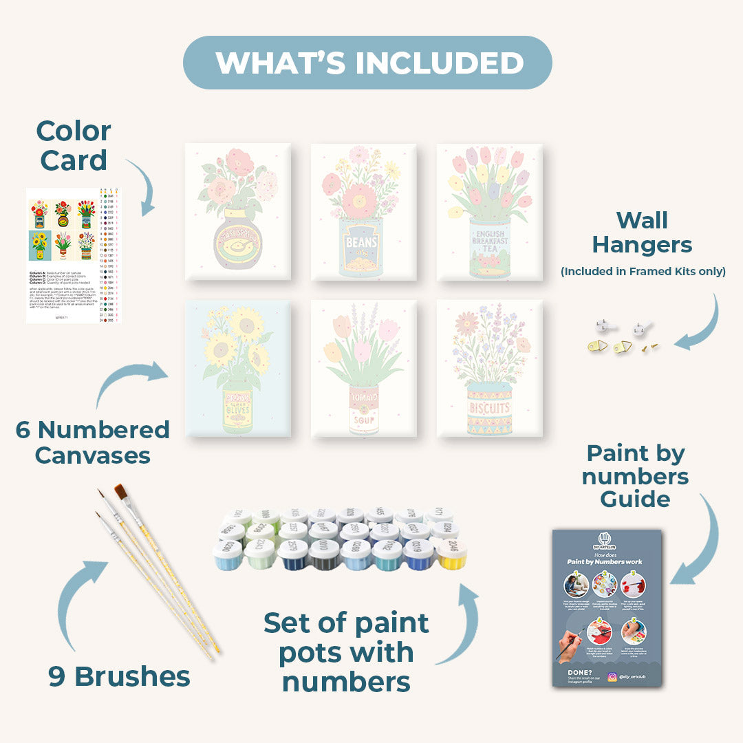Spring Blooms in Cans