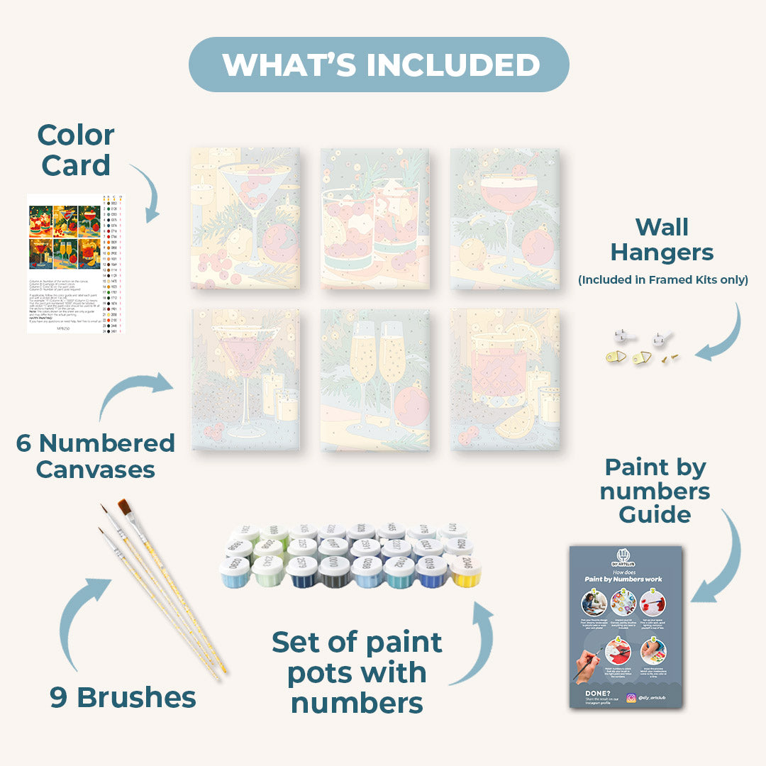 Festive Spirits Mini Art Set