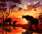 Majestic African Elephants