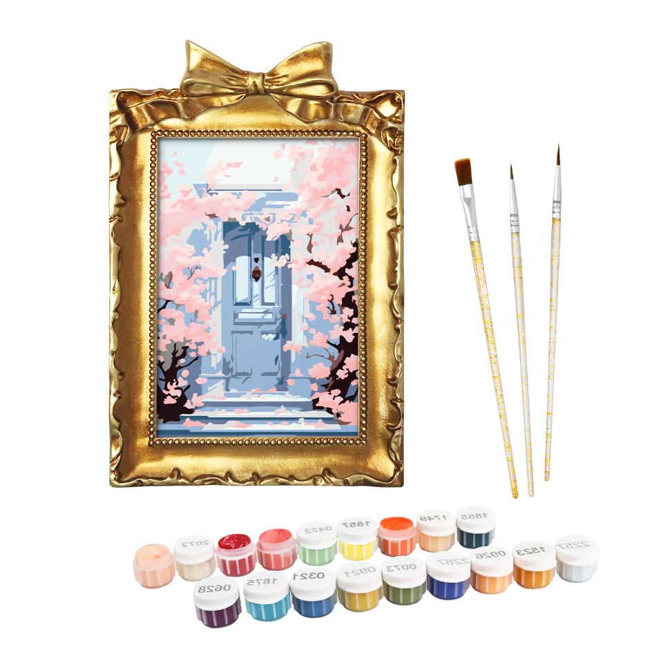 Cherry Blossom Charm: Doorway Delight