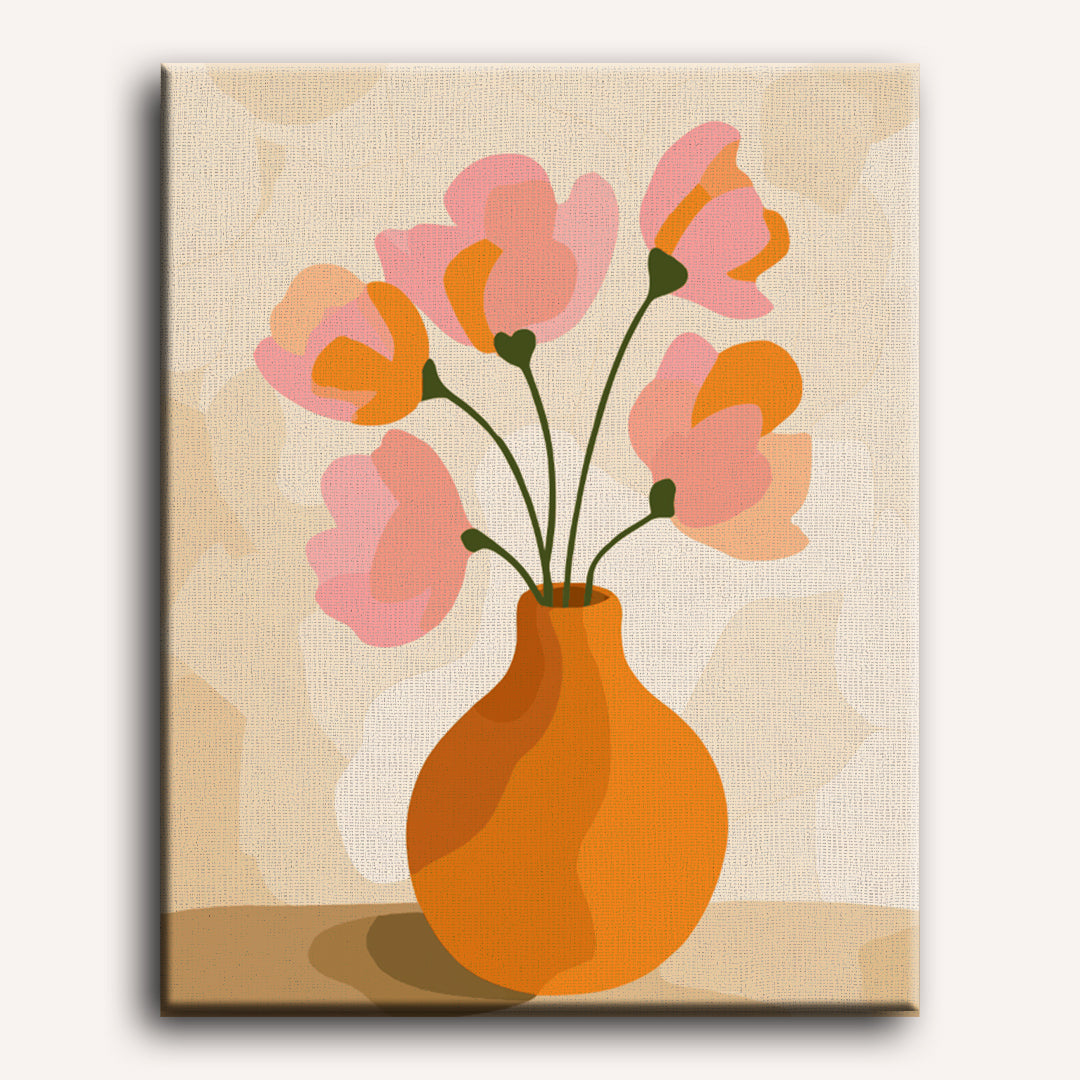 Pink Bouquet in Modern Style